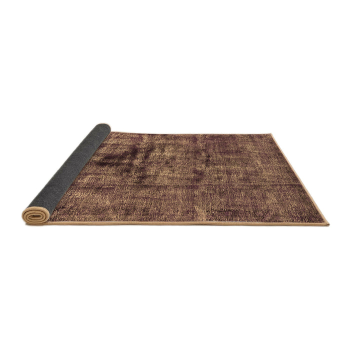 Sideview of Oriental Brown Industrial Rug, urb1851brn