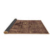 Sideview of Oriental Brown Industrial Rug, urb1851brn