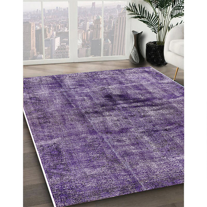Machine Washable Industrial Modern Purple Rug in a Family Room, wshurb1851