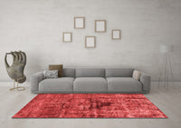 Machine Washable Oriental Red Industrial Rug, wshurb1851red