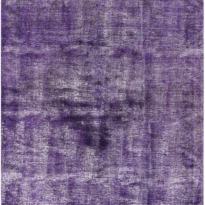 Mid-Century Modern Purple Oriental Rug, urb1851