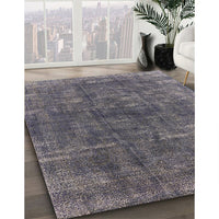 Mid-Century Modern Gray Oriental Rug, urb1852