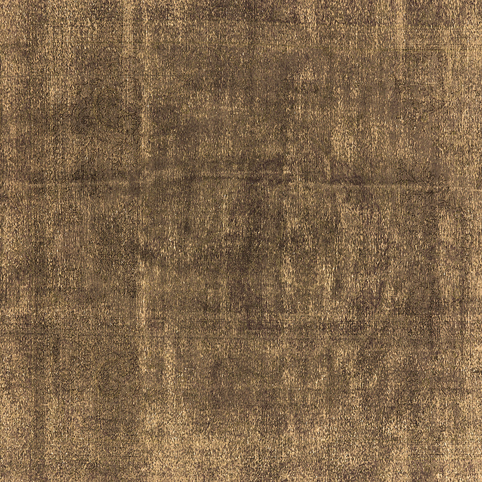 Square Machine Washable Oriental Brown Industrial Rug, wshurb1852brn