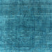 Square Oriental Light Blue Industrial Rug, urb1852lblu