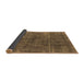 Sideview of Oriental Brown Industrial Rug, urb1852brn