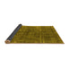 Sideview of Oriental Yellow Industrial Rug, urb1852yw