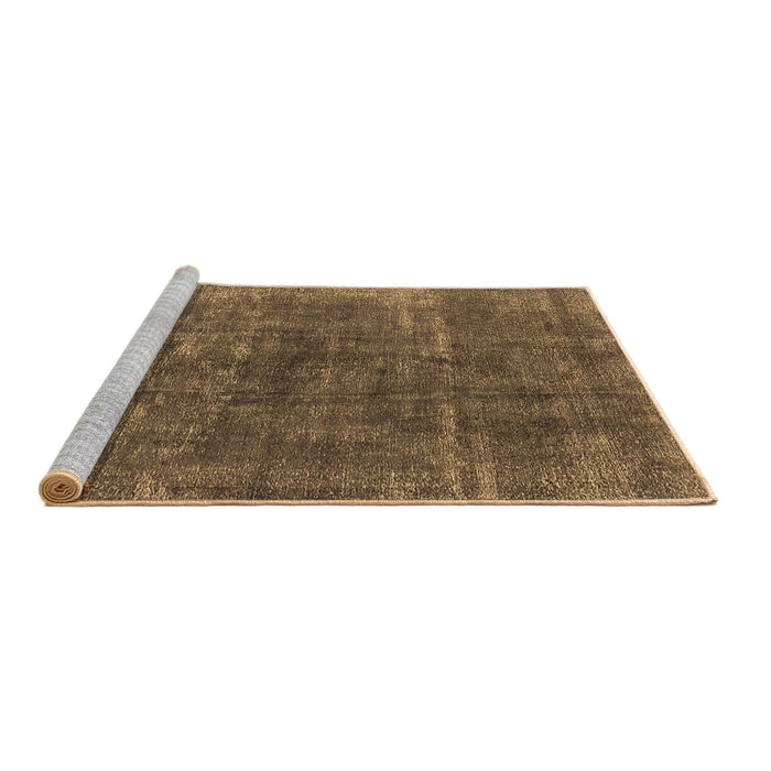 Sideview of Machine Washable Oriental Brown Industrial Rug, wshurb1852brn