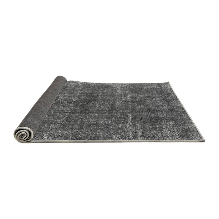 Sideview of Oriental Gray Industrial Rug, urb1852gry