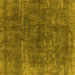 Square Oriental Yellow Industrial Rug, urb1852yw