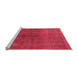 Sideview of Machine Washable Oriental Orange Industrial Area Rugs, wshurb1853org