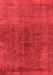 Oriental Red Industrial Area Rugs