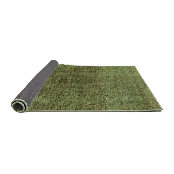 Sideview of Oriental Green Industrial Rug, urb1853grn