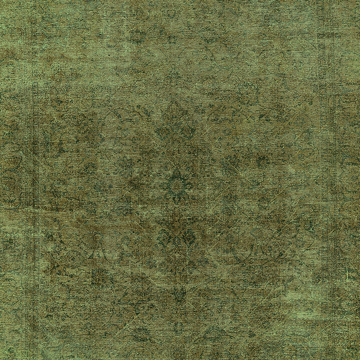 Oriental Green Industrial Rug, urb1853grn