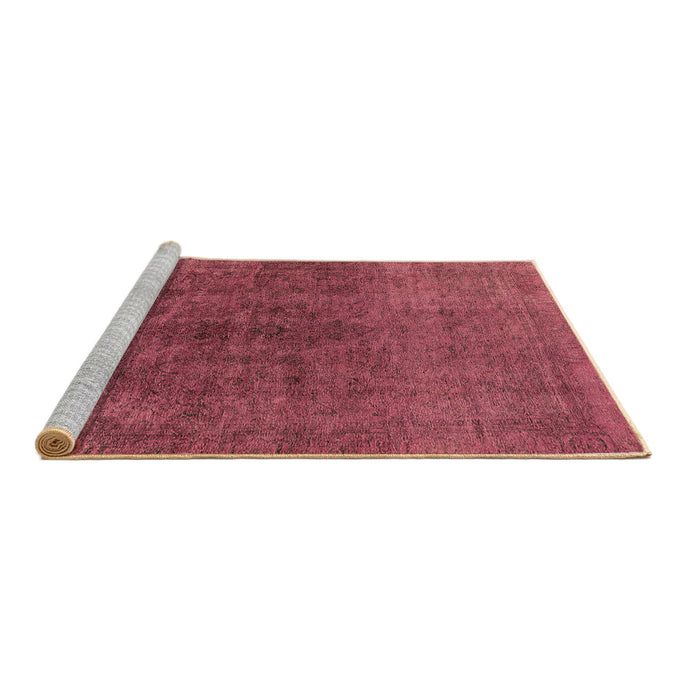 Sideview of Machine Washable Oriental Brown Industrial Rug, wshurb1853brn