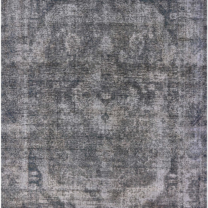 Machine Washable Industrial Modern Dark Gray Rug, wshurb1854