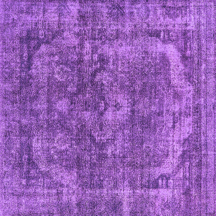 Square Machine Washable Oriental Purple Industrial Area Rugs, wshurb1854pur