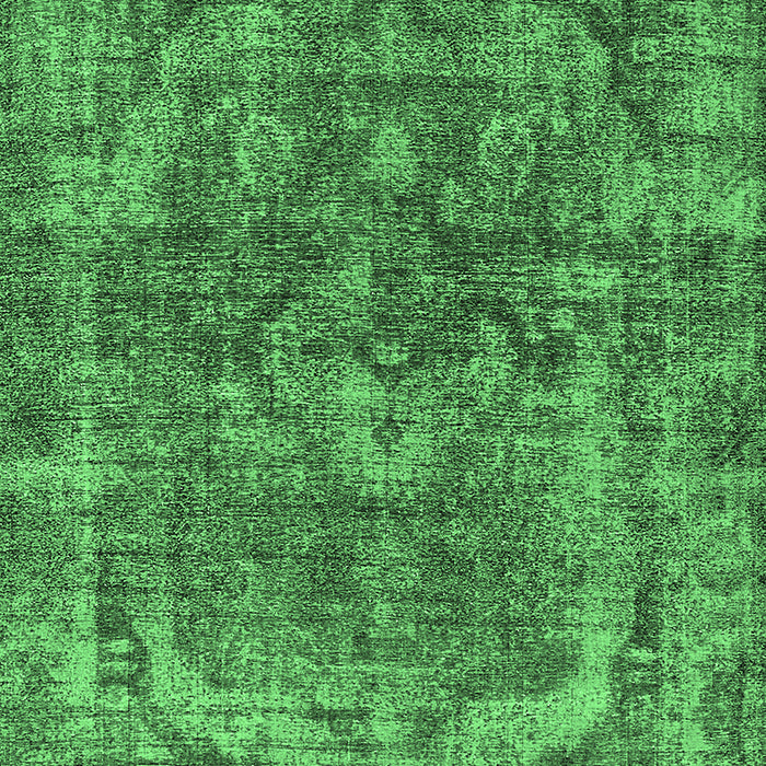 Oriental Emerald Green Industrial Rug, urb1854emgrn