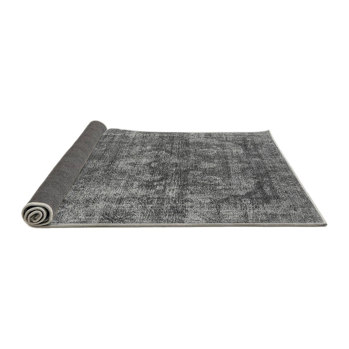 Sideview of Oriental Gray Industrial Rug, urb1854gry