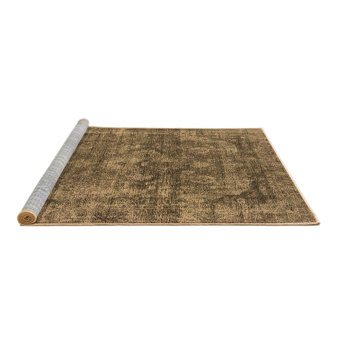 Sideview of Machine Washable Oriental Brown Industrial Rug, wshurb1854brn