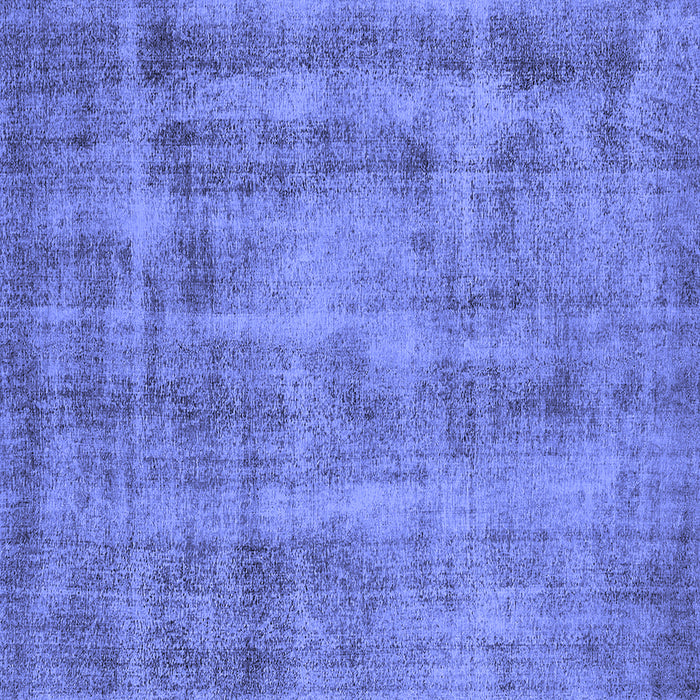 Square Oriental Blue Industrial Rug, urb1855blu