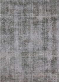 Machine Washable Industrial Modern Dark Gray Rug, wshurb1855