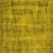 Square Oriental Yellow Industrial Rug, urb1855yw