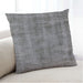 Lifestyle Image of Mid-Century Modern Urban Square Dark Gray Throw Pillow, 18 inch by 18 inch, pwurb1855