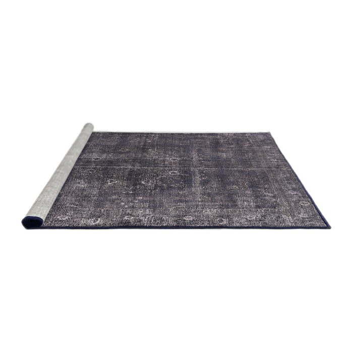 Sideview of Machine Washable Industrial Modern Plum Purple Rug, wshurb1856