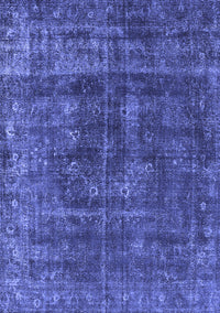 Oriental Blue Industrial Rug, urb1856blu