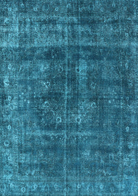 Oriental Light Blue Industrial Rug, urb1856lblu