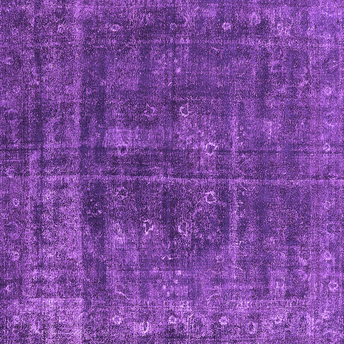 Square Machine Washable Oriental Purple Industrial Area Rugs, wshurb1856pur