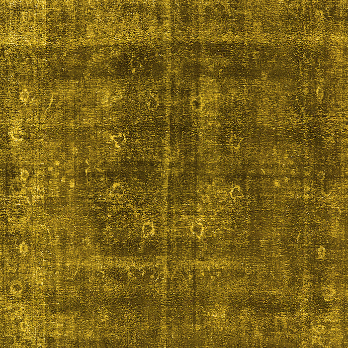 Oriental Yellow Industrial Rug, urb1856yw