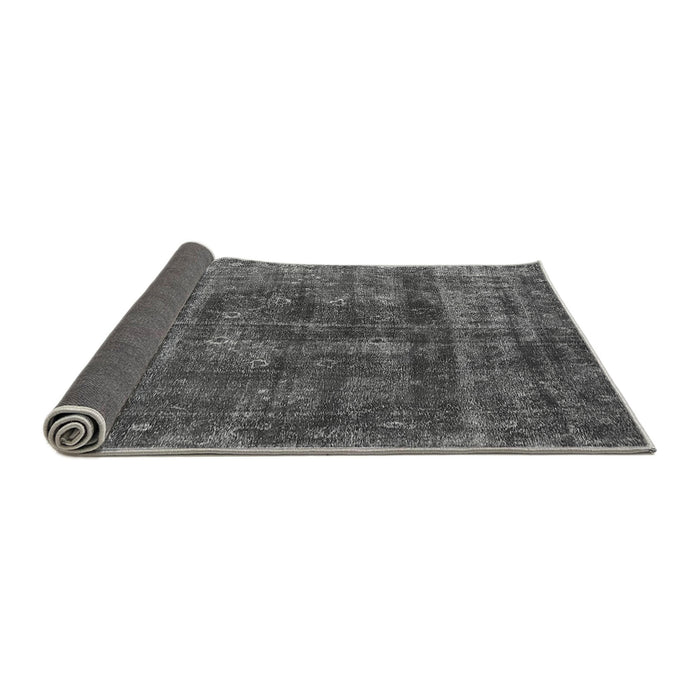 Sideview of Oriental Gray Industrial Rug, urb1856gry
