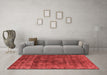 Industrial Red Washable Rugs