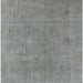 Square Mid-Century Modern Silver Gray Oriental Rug, urb1857