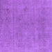 Square Oriental Purple Industrial Rug, urb1857pur