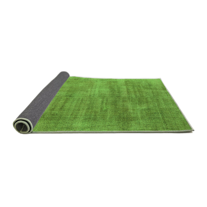 Sideview of Oriental Green Industrial Rug, urb1858grn