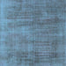 Square Oriental Light Blue Industrial Rug, urb1858lblu