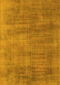 Oriental Yellow Industrial Rug, urb1858yw