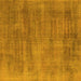 Square Oriental Yellow Industrial Rug, urb1858yw