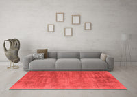 Machine Washable Oriental Red Industrial Rug, wshurb1858red