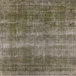 Square Mid-Century Modern Brown Oriental Rug, urb1859