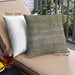 Front View of Mid-Century Modern Urban Square Brown Throw Pillow, 18 inch by 18 inch, pwurb1859