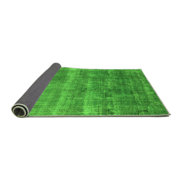 Sideview of Oriental Green Industrial Rug, urb1859grn
