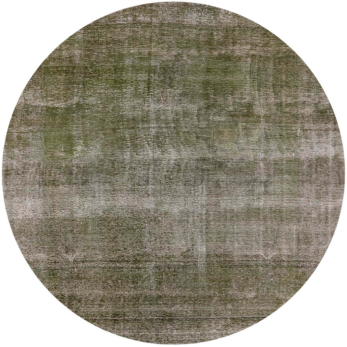 Round Machine Washable Industrial Modern Brown Rug, wshurb1859