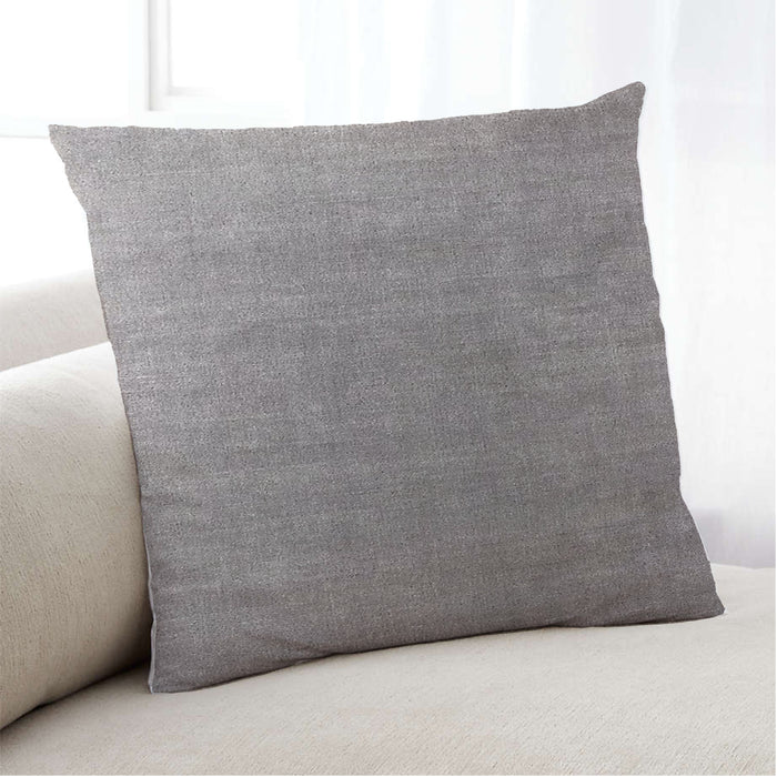 Lifestyle Image of Mid-Century Modern Urban Square Gray Throw Pillow, 18 inch by 18 inch, pwurb185
