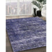 Machine Washable Industrial Modern Blue Rug in a Family Room, wshurb1860