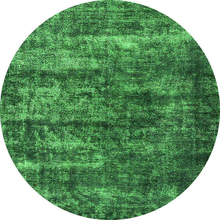 Machine Washable Oriental Green Industrial Area Rugs, wshurb1860grn