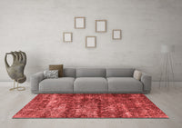 Machine Washable Oriental Red Industrial Rug, wshurb1860red