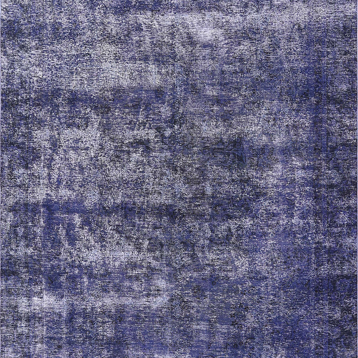Machine Washable Industrial Modern Blue Rug, wshurb1860